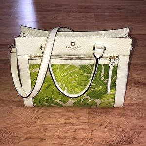 Leather and Palm Kate Spade Bag